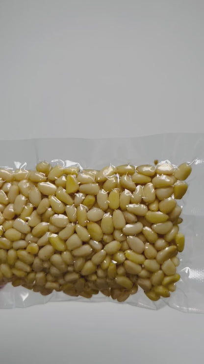 Pine Nuts, Wildly Sourced, 1 oz. / 30 gr. vacuum bags, 30 pcs box